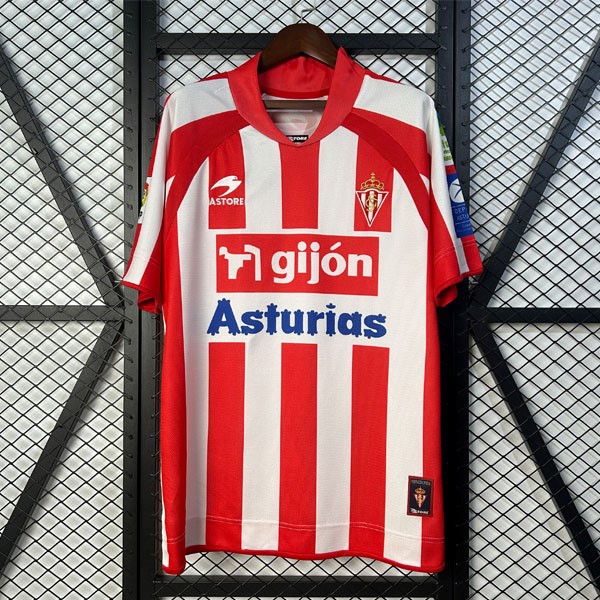 Tailandia Camiseta Sporting Gijon 1ª Retro 2008-2009